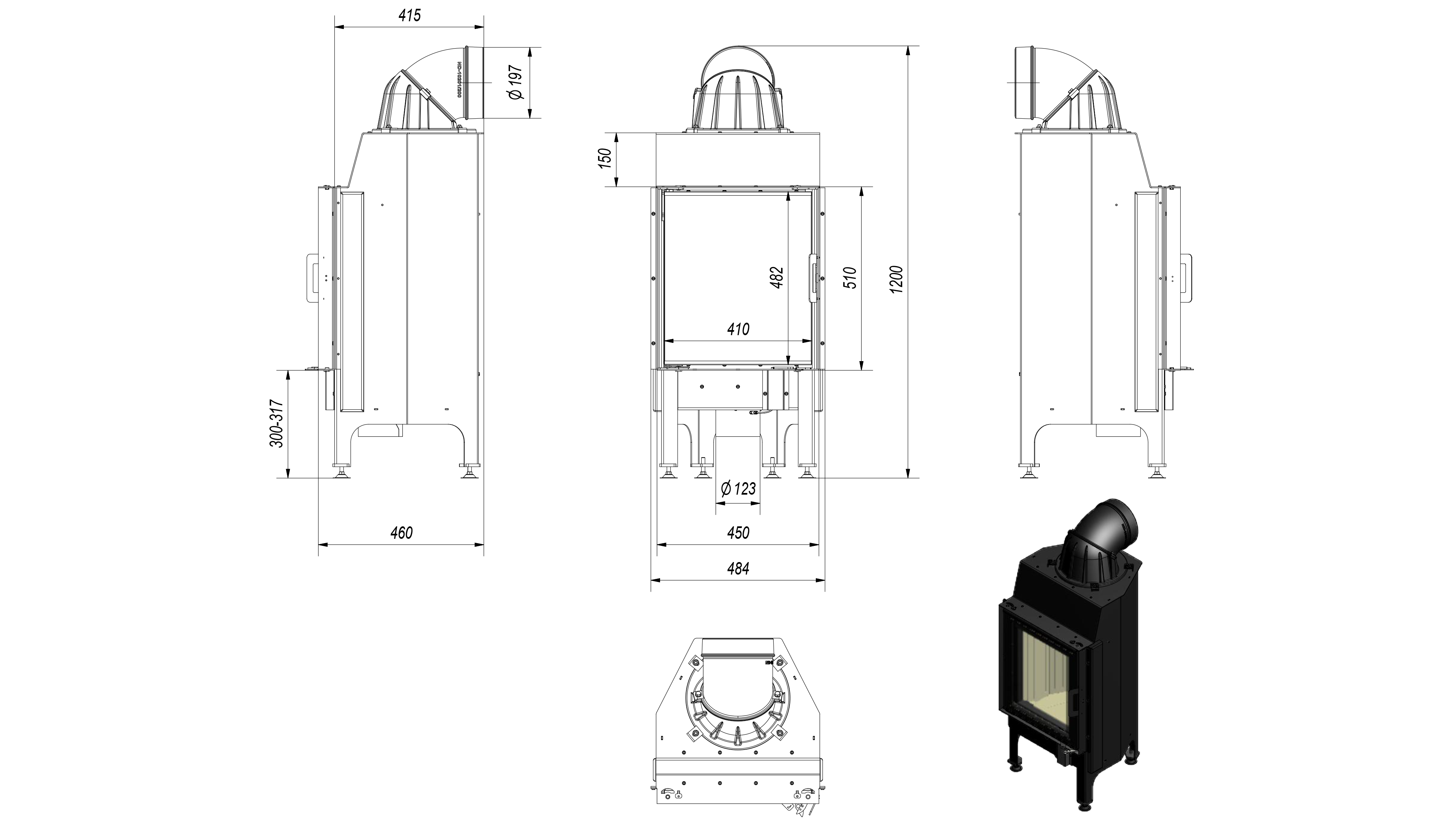 Rysunek techniczny NADIA 8 rysunek techniczny